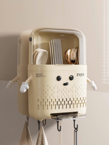 Hộp đựng đũa dán tường hình cánh tay