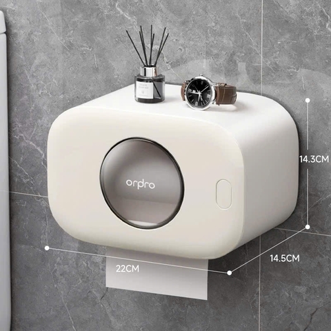 Hộp đựng giấy cuộn loại hút tường