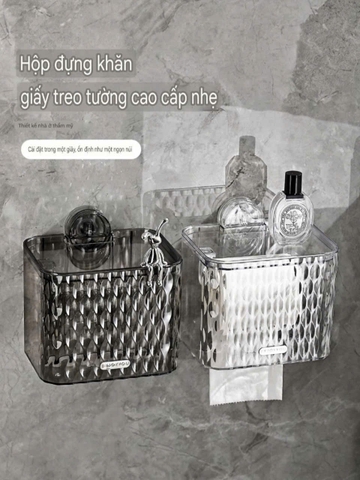 Hộp đựng giấy kiểu hút tường