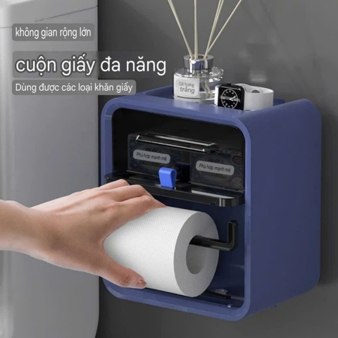 Hộp đựng khăn giấy loại dán tường