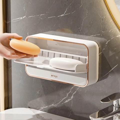 Hộp đựng xà phòng kiểu dán tường