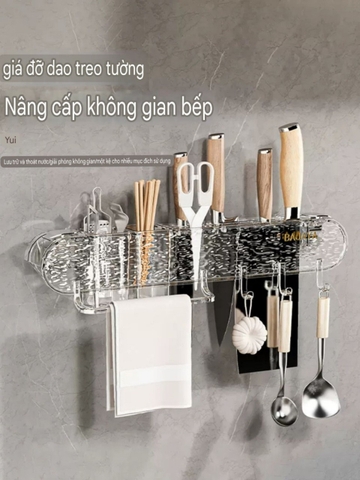 Kệ để dao muỗng đũa loại hút tường