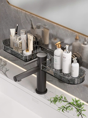 Kệ để đồ gắn cạnh vòi bồn rửa mặt