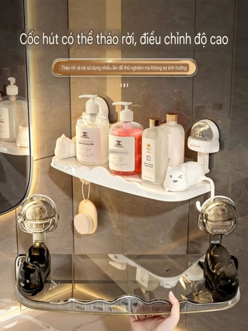 Kệ để đồ nhà bếp nhà tắm kiểu con mèo