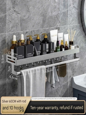 Kệ để đồ nhà bếp, nhà tắm kiểu dán tường