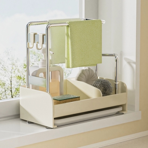 Kệ để đồ rửa bằng thép không rỉ