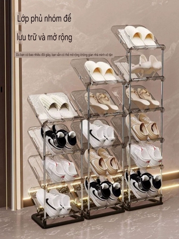 Kệ để giày dép nhựa trong suốt