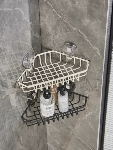 Kệ góc và kệ chữ nhật bằng thép carbon phủ sơn men