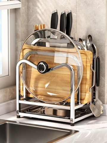 Kệ Inox 304 để dao muỗng đũa