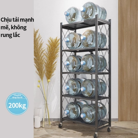 Kệ nhà bếp 5 tầng bằng thép sơn tĩnh điện
