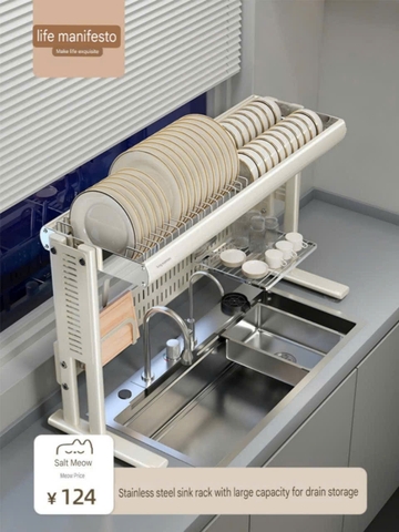 Kệ úp chén dĩa và để dao muỗng đũa