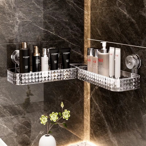 Kệ xoay 180 độ kiểu hút tường