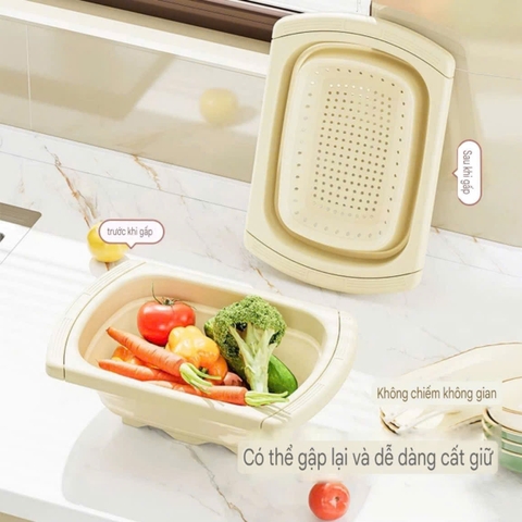 Rổ gác trên bồn rửa chén kích thước điều chỉnh