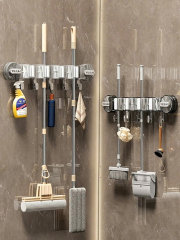 Thanh kẹp cây lau nhà kiểu hút tường