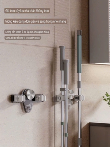 Thanh kẹp cây lau nhà nhựa PET trong suốt