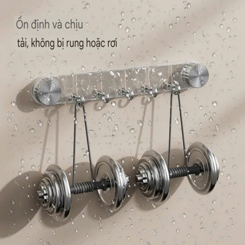 Thanh móc treo đồ kiểu hút tường