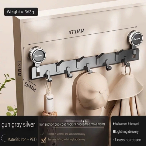 Thanh móc treo quần áo bằng thép Carbon phủ sơn men