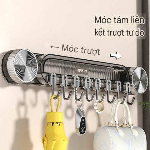 Thanh treo đồ có móc di chuyển