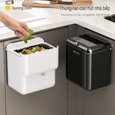 Thùng đựng rác nhà bếp, nhà tắm loại hút tường
