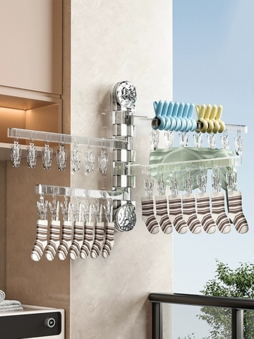 Giá treo vớ tất 4 nhánh 28 móc