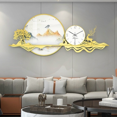 Đồng Hồ Decor Kim Loại ATDH023