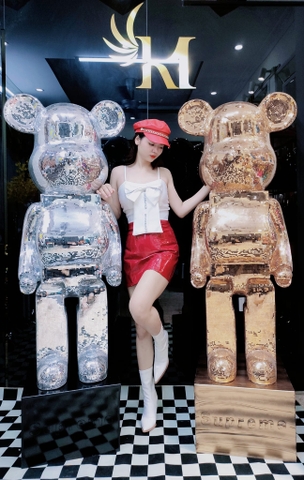 Gấu BearBrick Decor TBR061