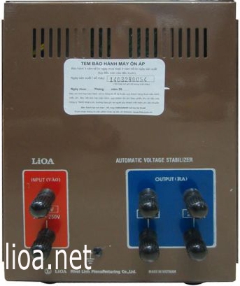 Cách lắp đặt sử dụng ổn áp lioa