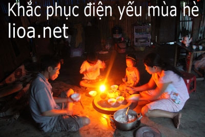 Khắc phục điện yếu mùa hè