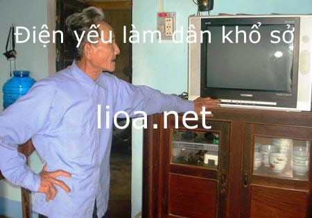 Điện yếu làm dân khổ sở