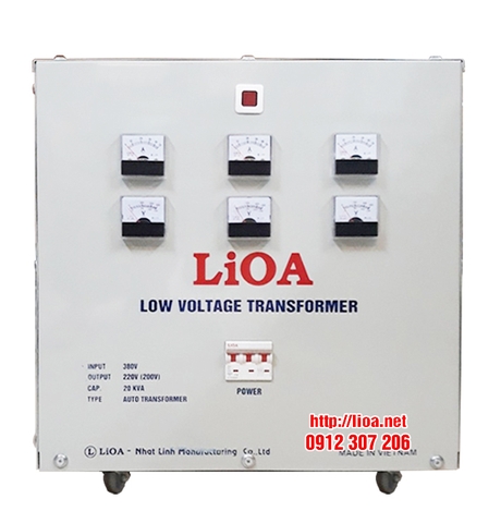 Biến Áp 20kVA Tự Ngẫu 3 Pha