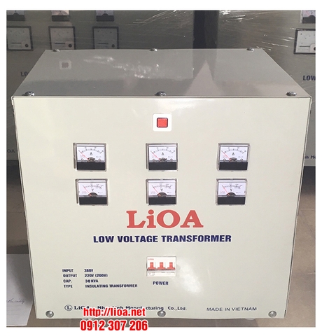 Biến Áp 30kVA 3 Pha Cách Ly