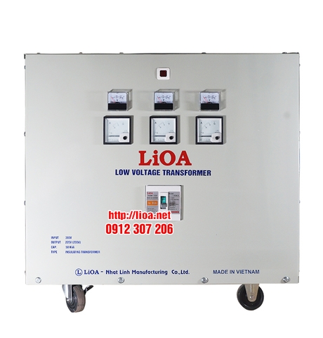 Biến Áp 50kVA 3 Pha Cách Ly
