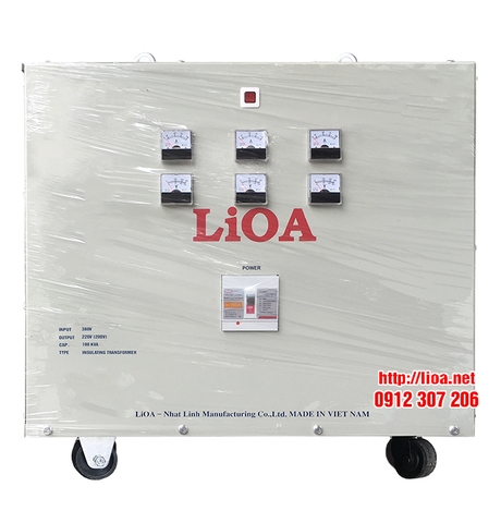 Biến Áp Cách ly 100kVA 3 Pha