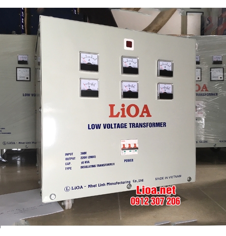BIẾN ÁP CÁCH LY 3 PHA 10KVA
