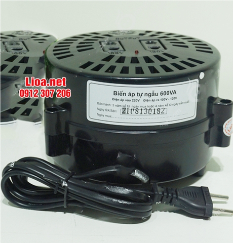 Biến Áp Tự Ngẫu Lioa 600VA Giá Tốt