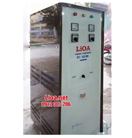 BIẾN ÁP VÔ CẤP LIOA 3 PHA 66KVA-100A