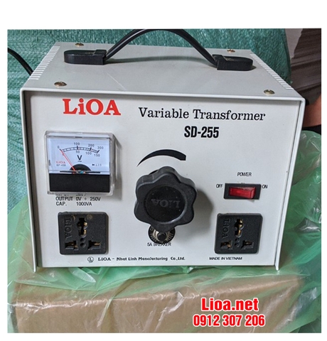 Biến Áp Vô Cấp Lioa 1 Pha