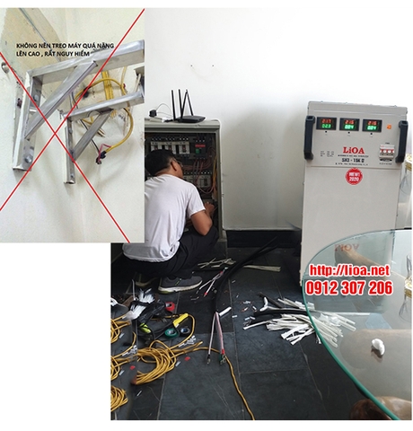 Đấu Nối Điện Vào Ra Lioa 15kVA 3 Pha