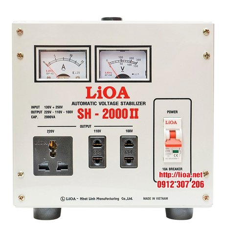 Giới Thiệu Lioa 2kVA (Lioa 2000VA)