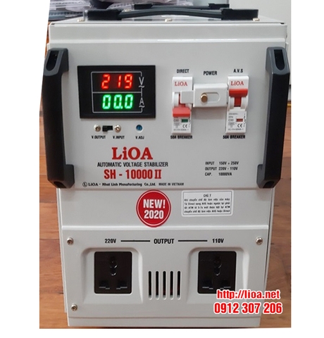 Kích Thước Lioa 10kVA Model SH; DRI; DRII