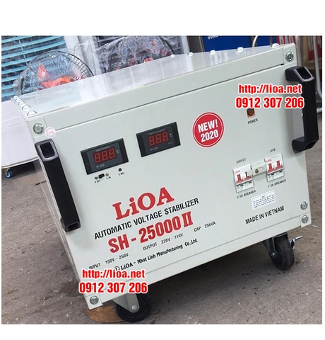 Ổn Áp LiOA 25kVA Dải 150V-250V