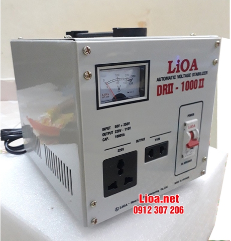 ỔN ÁP LIOA 1KVA DẢI 50V-250V