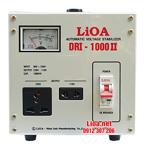 Ổn Áp Lioa 1kVA DRI-1000