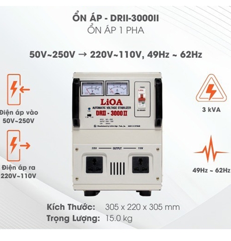 ỔN ÁP LIOA DRII 3KVA