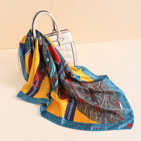 Khăn lụa vuông VT-042