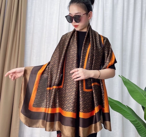 Khăn lụa hoa LH-059