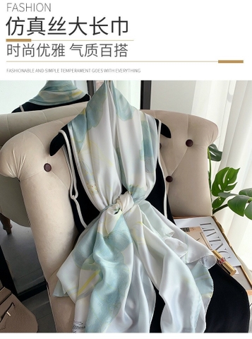 Khăn lụa hoa LH-066