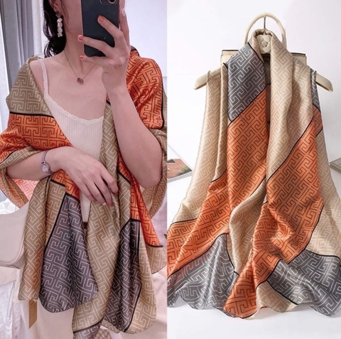 Khăn lụa hoa LH-061