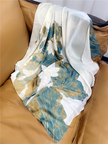 Khăn lụa hoa LH-055