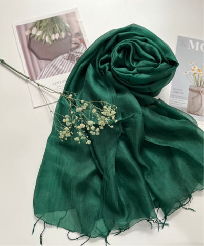 Khăn lụa tơ tằm trơn TTVN-010